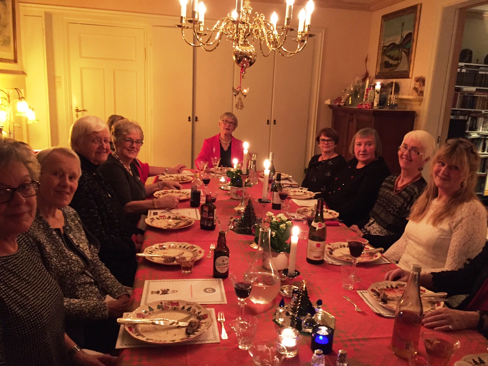 Julemøtet 2015: Vi hygget oss på julemøtet hjemme hos Bjørg