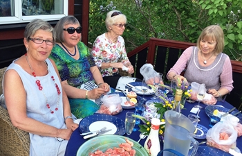 Sommerfest på Annes hytte i Ullerøy, 2. juni 2016