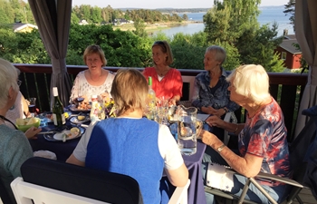 Sommerfest på Annes hytte i Ullerøy, 2. juni 2016