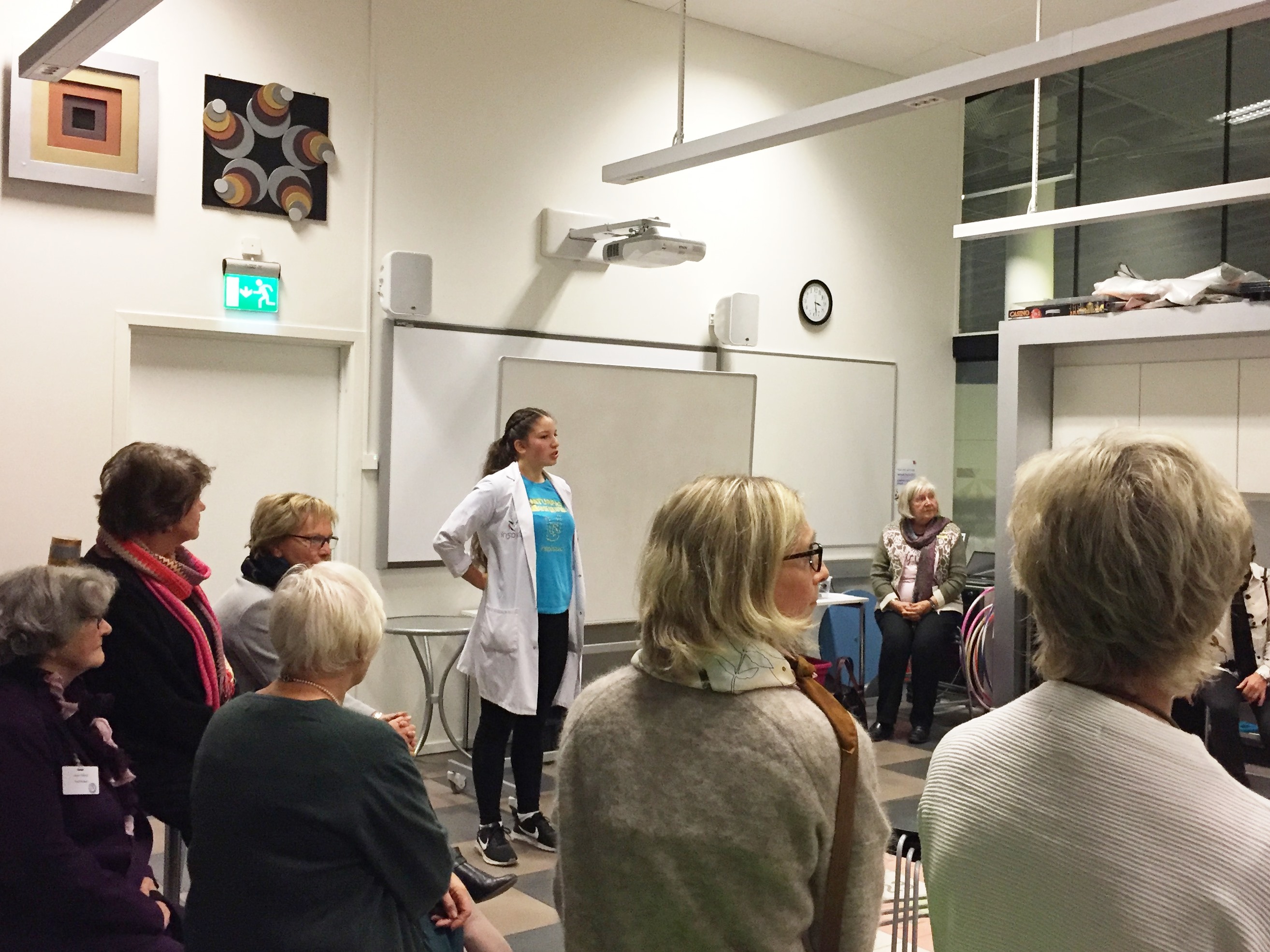 Distriktsmøtet på INSPIRIA 2016: Orientering i matterommet.